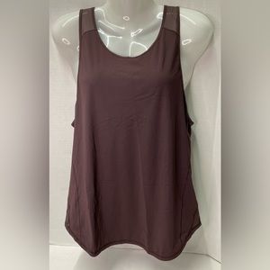 lululemon sheer black high-neck tank